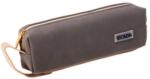 ECADA Penar Tip Borseta Ecada cu Fermoar, Dimensiuni 21.5x4.5x6.5 cm, Material Poliester, Culoare Gri (6425871060733) Penar