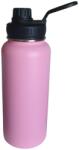 KARRY VESSEL Sticla termoizolanta sport, drumetii, parcuri, perete dublu, 945 ml, fara condens, KARRY VESSEL, otel inoxidabil, roz (sid401)