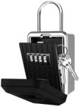 ASTRO Cutie pentru chei waterproof Astro BH005 cu protectie, caseta exterior cu cod mecanic din 4 cifre, material aliaj zinc, dimensiuni 12.5 cm x 5.5 cm x 4 cm, negru (sid583)