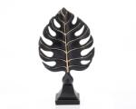 Ella Home Ro Statueta "Leaf " Black din rasina (1940)