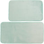 ELLA HOME Set 2 covorase de baie Ella Home, poliester, albastru, 50x80cm si 50x100cm (2888) Covor baie