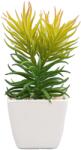  Aranjament Floral Artificial, Verde, Plastic, 17Cm - Verde, Plastic, 17cm (2097)