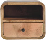 Artisan Furniture Noptieră cu nișă deschisă suspendată curbată finisaj stejar extra mini (IN3902)