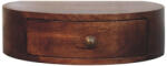 Artisan Furniture Noptieră suspendată cu margini rotunjite finisaj caramel (IN3883)