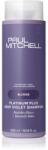 Paul Mitchell Blonde Platinum Plus Deep Violet Shampoo sampon violet neutralizeaza tonurile de galben 300 ml
