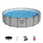 Bestway Piscina Rotunda cu Cadru Metalic Bestway Steel Pro Max BW5618Y 548 x 122CM Gri (6941607327814)