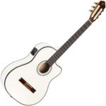 Ortega Guitars RCE145WH Pro 4/4 klasszikus gitár - Tömör lucfenyő / mahagóni, fehér