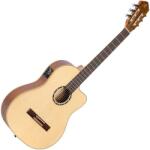 Ortega Guitars RCE125SN 4/4 klasszikus gitár vékony nyak - Lucfenyő / mahagóni, natúr