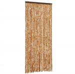 vidaXL okkersárga és fehér zsenília rovarfüggöny 56 x 200 cm 1.05 kg (377399VidaXL)