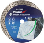 Dedra gyémánt vágó- és csiszolókorong, 230/22, 2mm, méhsejt minta (H1046) (DED-H1046)