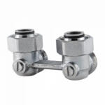 FIXTREND sarok golyóscsapblokk, G3/4"x G3/4" (Kermi, Radel radiátorokhoz) (82821500005)