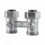 FIXTREND egyenes golyóscsapblokk, G3/4" x G3/4" (Kermi, Radel radiátorokhoz) (82811500005) - kazanmarket