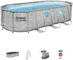 Bestway Piscina cu Cadru Metalic Bestway Steel Pro Max Splashview BW 56716 549 x 274 x 122CM Gri (6941607366752)