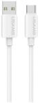 USAMS U98 adatkábel USB - Type-C 18W gyorstöltő 100cm FEHÉR SJ786USB02 (SJ786USB02)