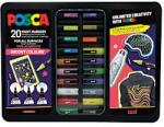 uni Маркер Posca Groovy Colors Set 20 части