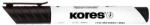 Kores Marker whiteboard negru varf tesit Kores - Set 12 (KO20850)