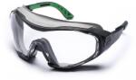 Univet Ochelari protectie Clear Plus, rama gunmetal verde, tratament AS/AF, Univet 6X1000000