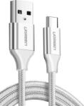 UGREEN Cablu de date Ugreen 60409, USB-A la USB-C, 3m (Alb)