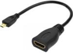BlackBird Micro HDMI Átalakító Fekete 23cm BH1314 (BH1314)