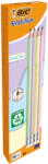 BIC Creion grafit hb cu guma eco evolution pastel 12/cut Bic (BC518306)