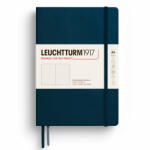 Leuchtturm Caiet a5 punctat coperta rigida albastru marin Leuchtturm (LT372189)
