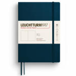 Leuchtturm Caiet a5 velin coperta flexibila albastru marin Leuchtturm (LT372204)