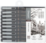 DMAST Liner pigment set 10 buc negru Dmast by pebeo (DLEC393)
