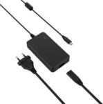 FIXED GaN töltőadapter laptopokhoz USB-C PD 3.0 100W fekete (FIXCG100-PAD-BK)