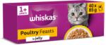 Whiskas tasakos eledel, baromfi válogatás zselében 40 × 85 g