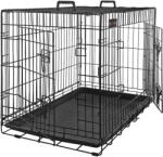 Feandrea Kutyaketrec, kutyabox két ajtóval XXL, fekete 122x74x80cm
