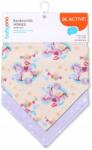 Babyono Bavetă-banderolă BabyOno - Be Active, 2 bucăți, Caii (5901435414958) Bavata