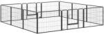 PawHut Moduláris Kutya kennel 80x60 cm, Fekete