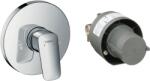 Hansgrohe Logis zuhanycsaptelep szett falsík alatti szereléshez, króm 71666000 (71666000)