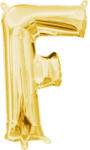  Arany Gold mini F betű fólia lufi 33 cm