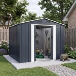 Funfit Garden horganyzott acél Kerti ház XXXL 302x270x208cm (4908)