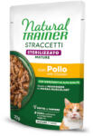Natural Trainer 56x70g Natural Trainer Straccetti Mature Sterilised csíkok szószban nedves macskatáp - Csirke