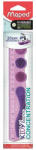 Maped Vonalzó, műanyag, 20 cm, MAPED "Kidy Learn Concentration", lila (IMA277901) - fapadospatron