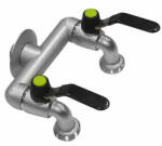  Colortap Aquajet kerti csap DUO dupla 1/2- 3/4 x 3/4 (00464L - 00464L)