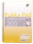 Pukka Pad Spirálfüzet, A4, vonalas, 100 lap, PUKKA PAD "Irlen Jotta Gold (PUPRIJA4G) - fapadospatron