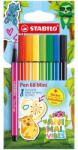 STABILO Filctoll készlet, 1 mm, STABILO "Pen 68 Mini Animal Vibes", 8 különböző szín 8 db (TST668807)