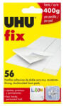 UHU Ragasztó négyzetek, kétoldalú, 56 db, UHU "Fix", fehér (UHU40211) - fapadospatron