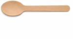  Evőkanál, fa, egyszer használatos, 16 cm, 100 db - patronbolt