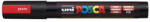 uni Dekormarker, 1, 8-2, 5 mm, UNI "Posca PC-5M", fluor piros (TUPC5MFP) - fapadospatron