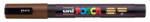 uni Dekormarker, 1, 8-2, 5 mm, UNI "Posca PC-5M", barna (TUPC5MB) - fapadospatron