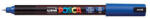 uni Dekormarker, 0, 7 mm, UNI "Posca PC-1MR", kék (TUPC1MRK) - fapadospatron