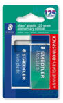 STAEDTLER Radír, STAEDTLER "Mars® Plastic 526 , 125 years", kék-zöld (TS52650MABK1) - fapadospatron