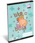 LIZZY Füzet, tűzött, A5, vonalas, 32 lap, 1. osztály, LIZZYSULI, Lollipop Capybara, 14-32 (7500167000)