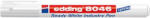 edding Alkoholos marker, 1-3 mm, kúpos, ipari, EDDING "8046", fehér (TED8046) - fapadospatron