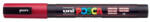uni Dekormarker, 0, 9-1, 3 mm, UNI "Posca PC-3M", sötétpiros (TUPC3MSP) - fapadospatron