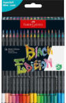 Faber-Castell Színes ceruza készlet, háromszögletű, FABER-CASTELL "Black Edition", 36 különböző szín (TFC116436) - fapadospatron